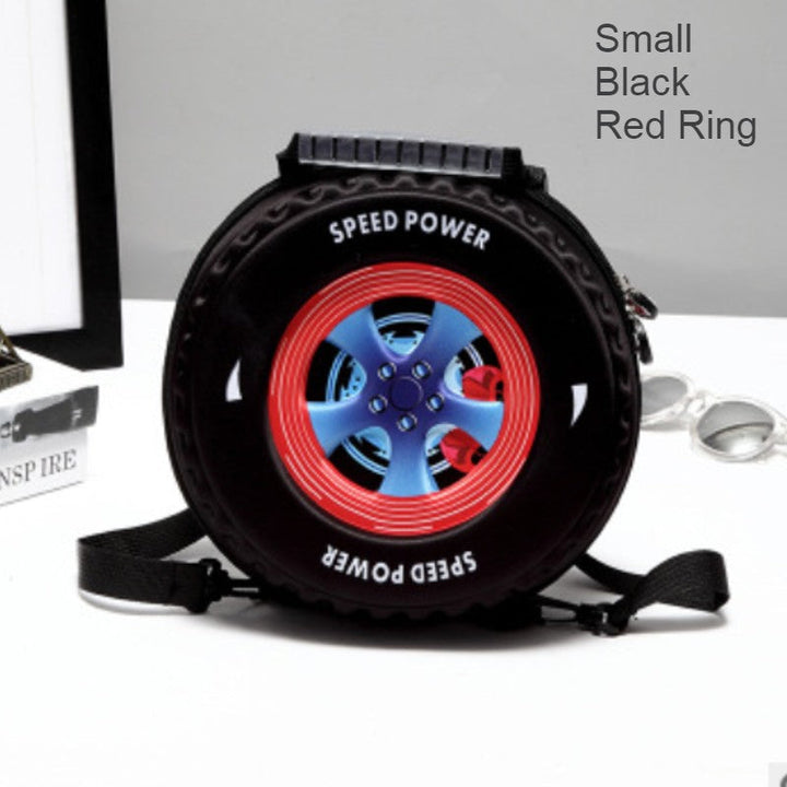 BowLift | Cool 3D Racing Car Tire Backpack, for Preschool & Kindergarten, Boys & Girls