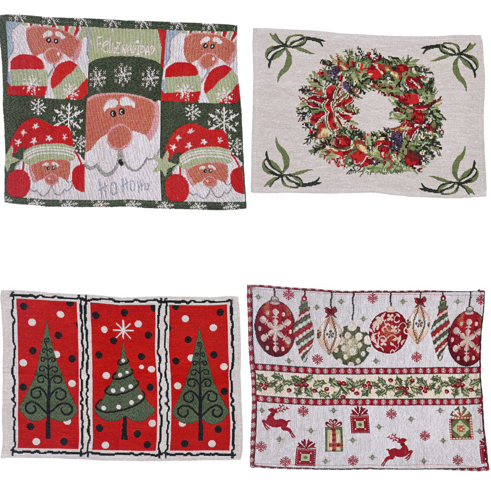 Christmas-Themed Decorative Table Runner Bowlift