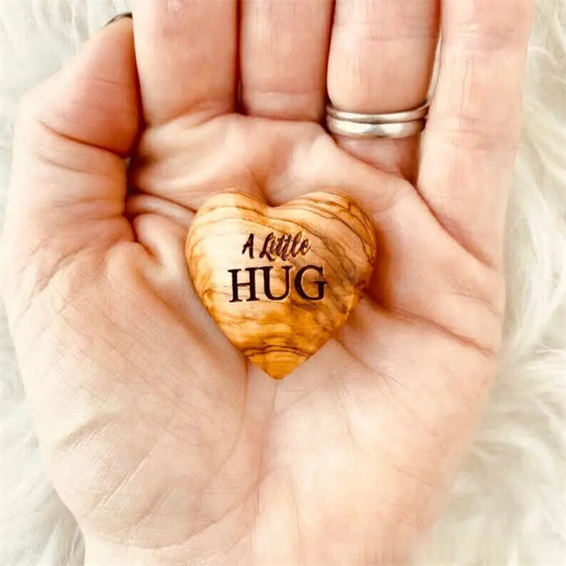 BowLift | Pocket Hug Wooden Heart Token