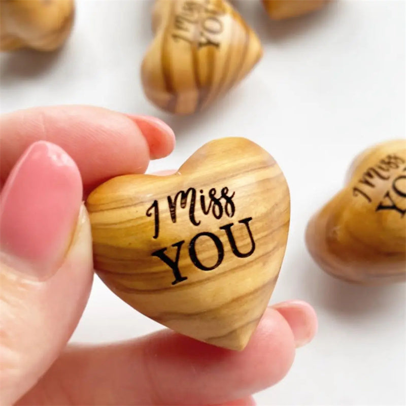 BowLift | Pocket Hug Wooden Heart Token