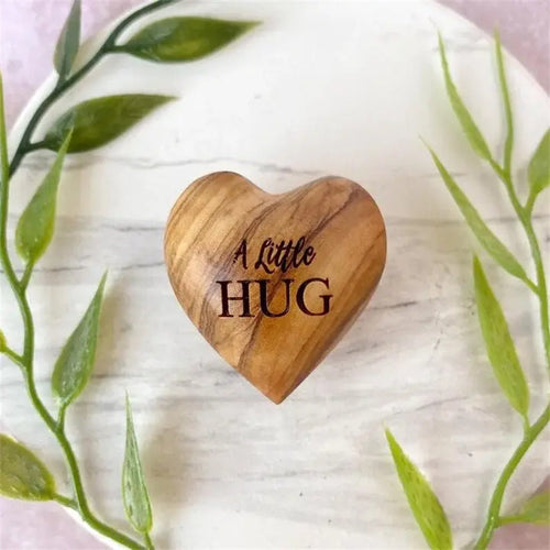 BowLift | Pocket Hug Wooden Heart Token