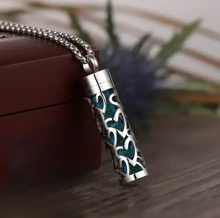 BowLift | Perfumed Pendant Necklace | Stainless Steel | Interchangeable Aroma Discs