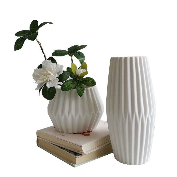 Textured Ceramic Geometric Planter Bowlift