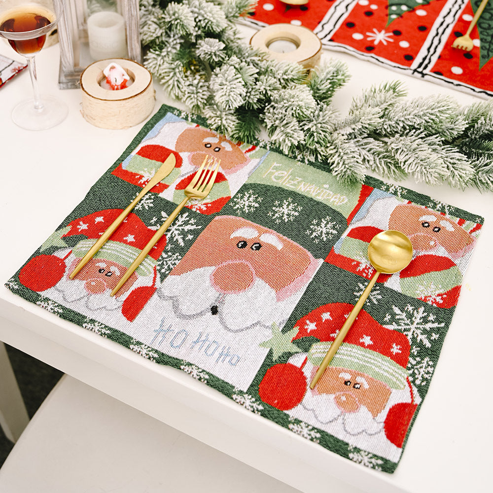 Christmas-Themed Decorative Table Runner Bowlift