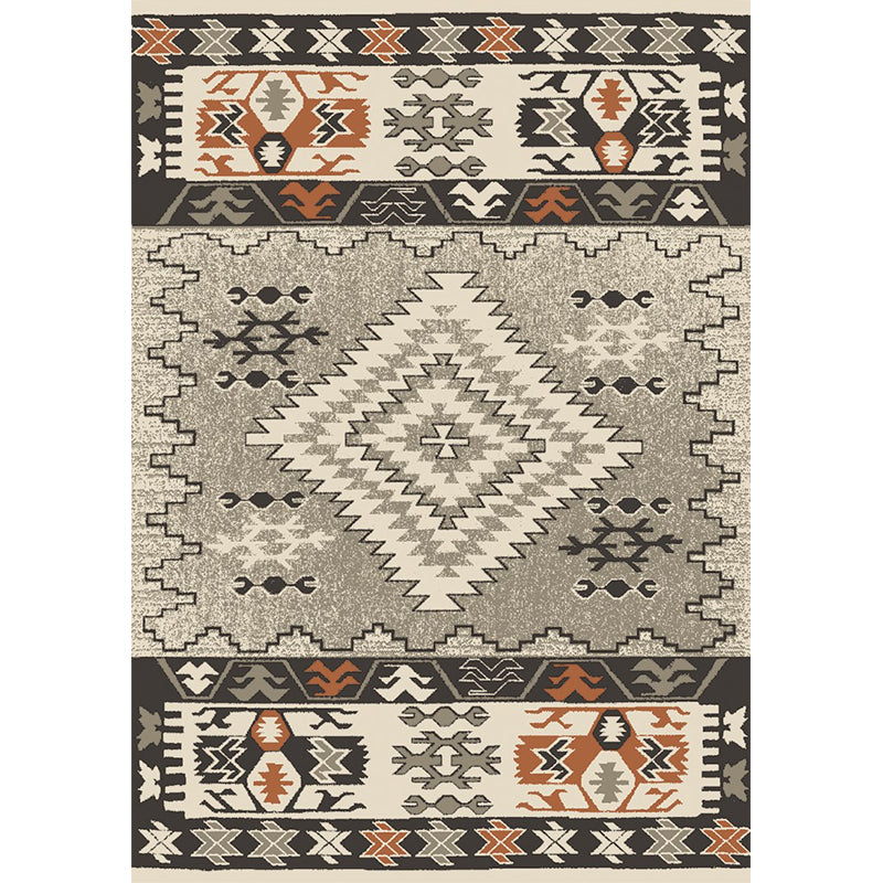 BowLift | Unusual diamond patterned rug Multicolored Moroccan rug Polyester pet-friendly stain resistant non-slip rug for the living room