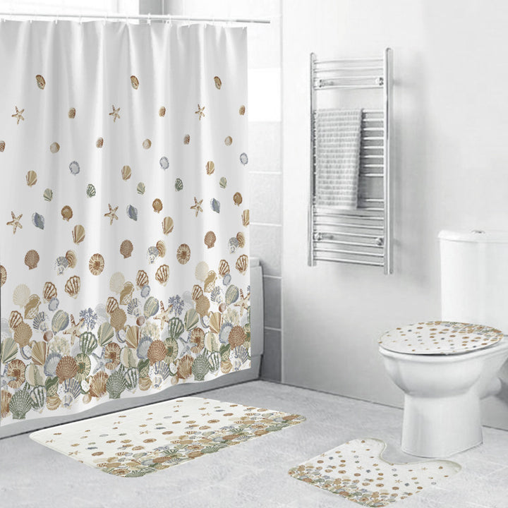 Cactus-Themed Shower Curtain Bowlift