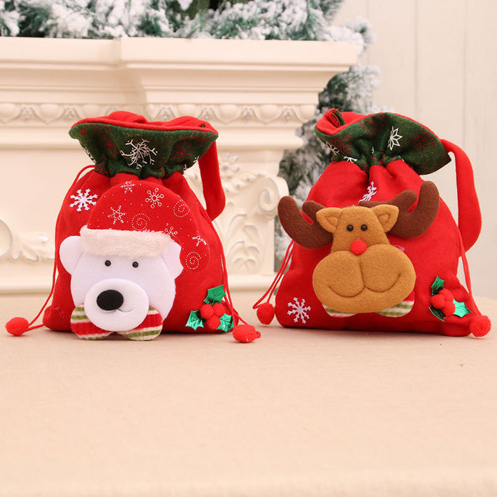 Festive Plush Snowman Gift Bag Bowlift