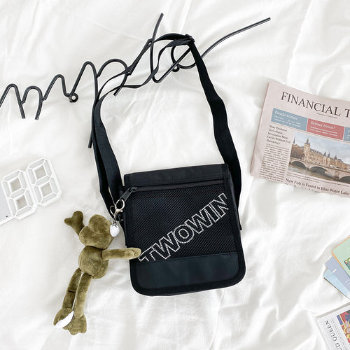 Multifunctional Mesh Crossbody Bag