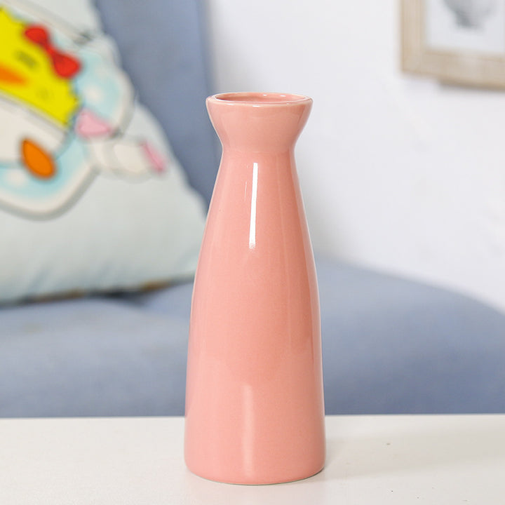 Modern Minimalistic Ceramic Flower Vase Bowlift