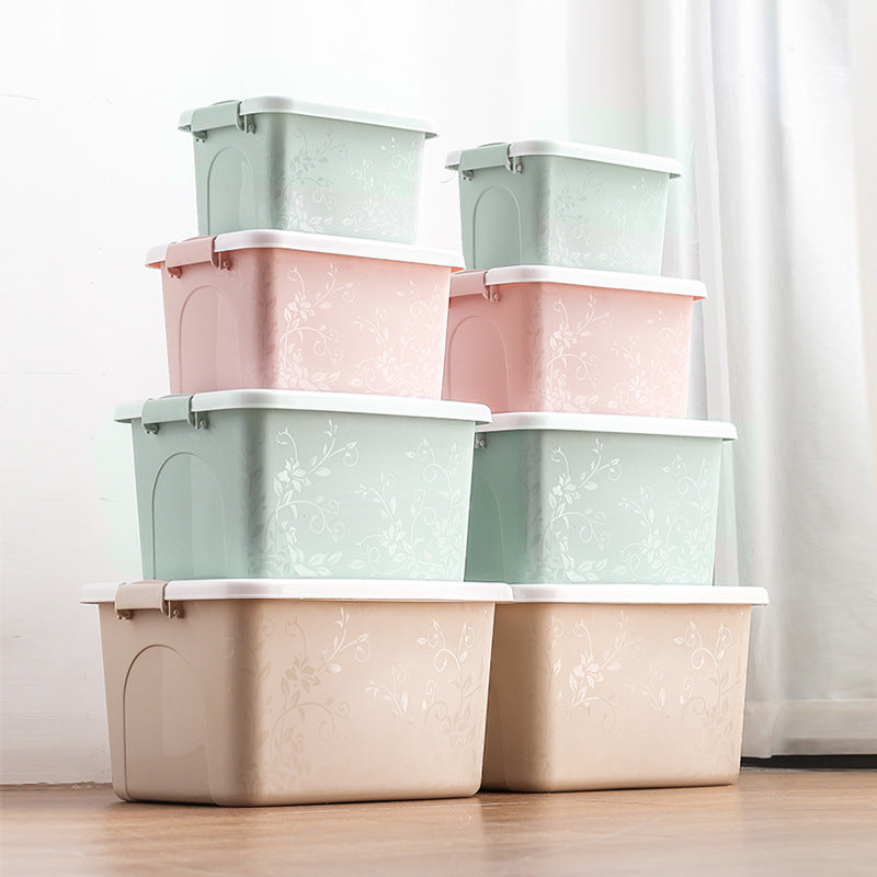 Storage Box Stackable Plastic