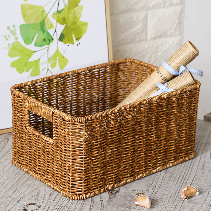 Handcrafted Woven Storage Organizer Bowlift
