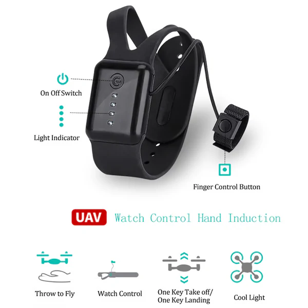 BowLift | Hand Controlled Drone with LED Lights & Gesture Control