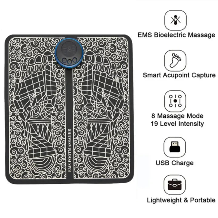 BowLift | Electronic EMS Foot Massage Pad for Muscle Relaxation