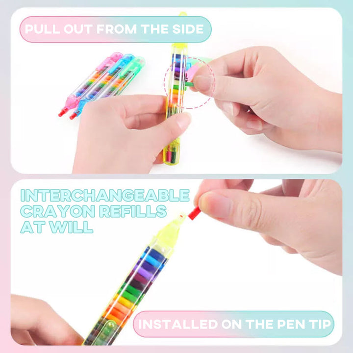 BowLift | 20 in 1 Stackable Dot Colored Pencils