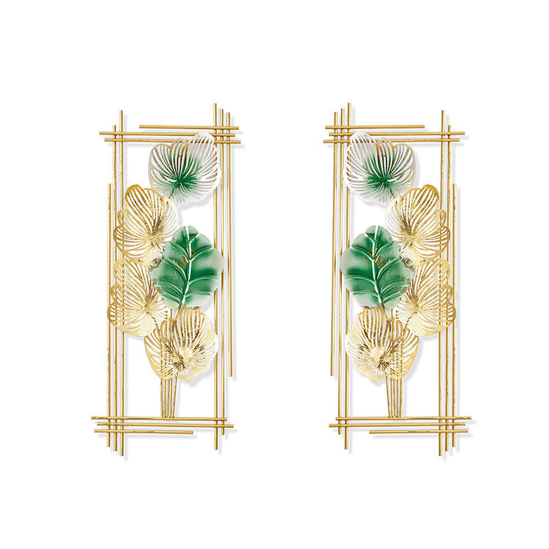 Decorative Floral Metal Wall Art Panels Bowlift