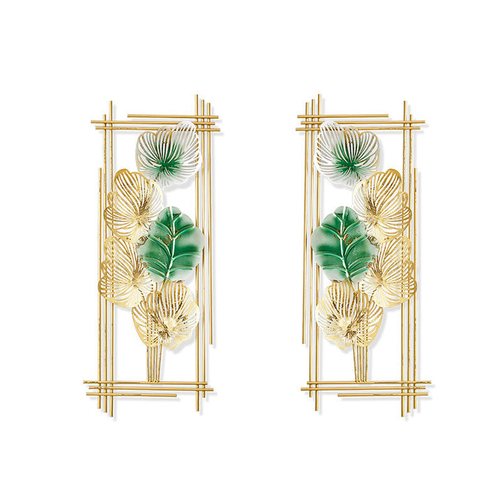 Decorative Floral Metal Wall Art Panels Bowlift