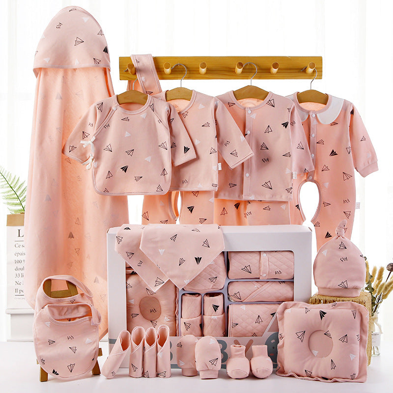 Cotton Baby Gift Set for Newborns, 18- or 22-Piece Set