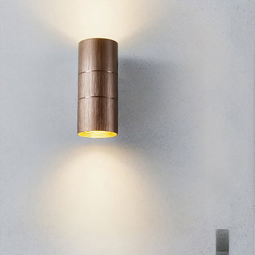 BowLift | Tubular LED Up and Down Wall Lamp Modern Metal 1 Light Black/Grey/Gold Wall Lamp for Bathroom