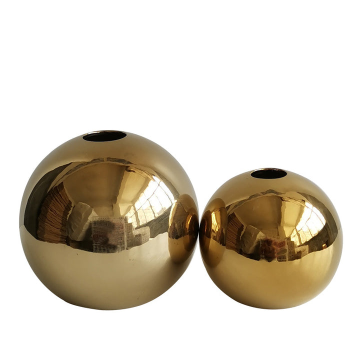 Decorative Round Ceramic Bouquets Holder Bowlift