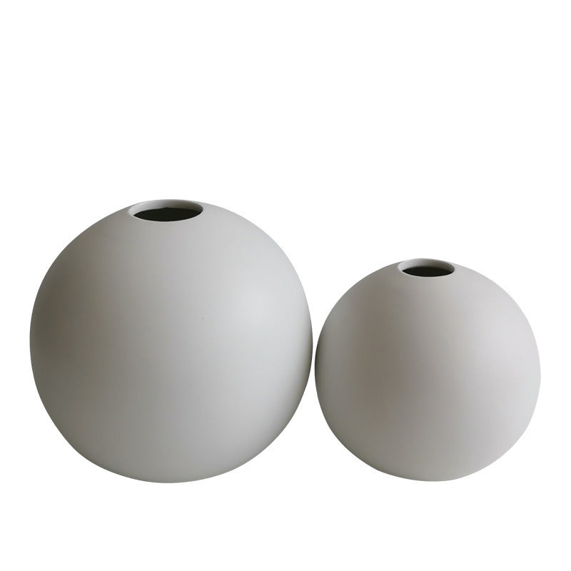 Decorative Round Ceramic Bouquets Holder Bowlift