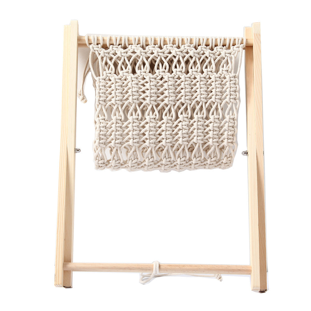 Handcrafted Macramé Laundry Basket Bowlift