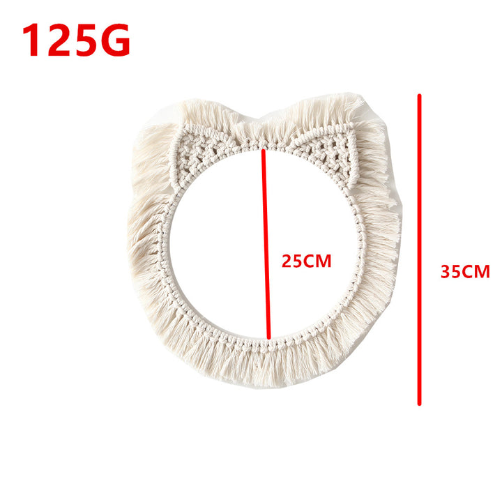 Bohemian Macrame Wall Mirror Bowlift
