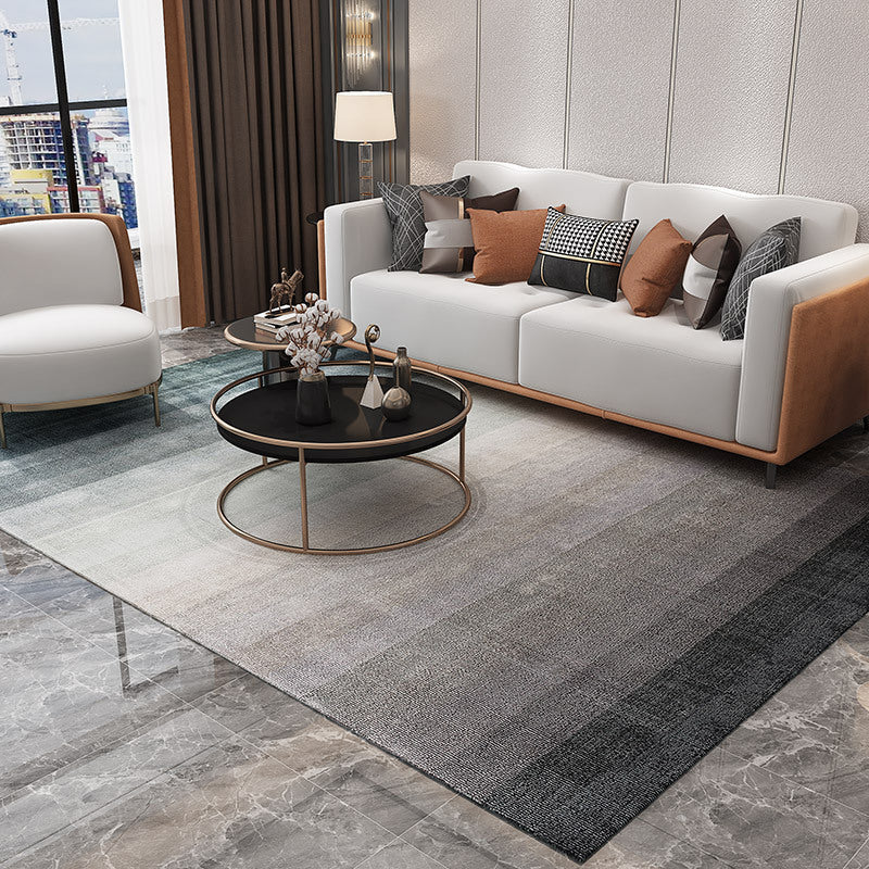 BowLift | Simple Multicolor Solid Area Rug Polyester Industrial Area Carpet Washable Non-slip Stain Resistant Rug for Large Room