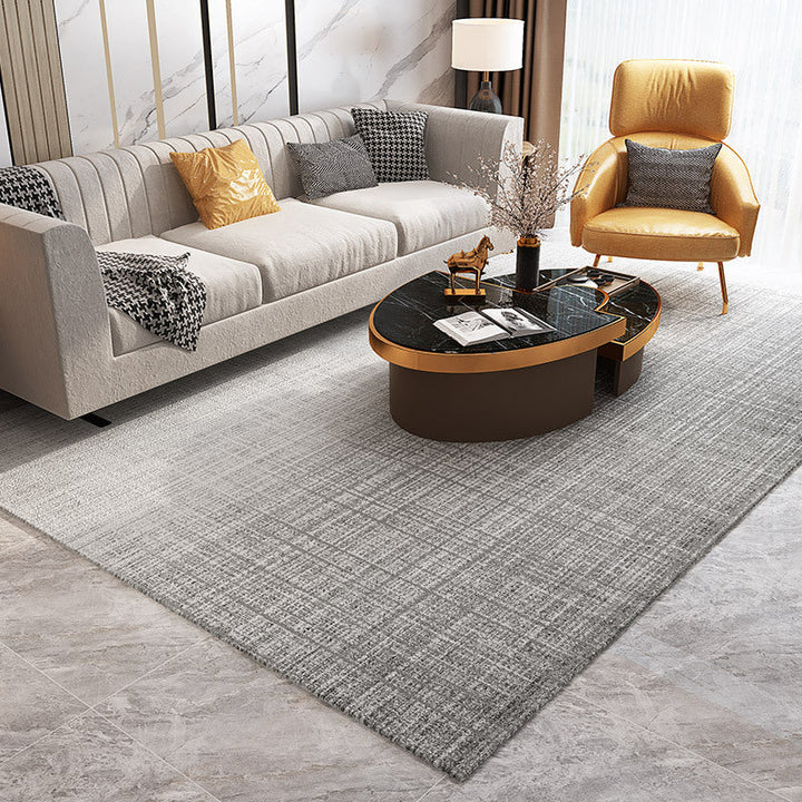 BowLift | Simple Multicolor Solid Area Rug Polyester Industrial Area Carpet Washable Non-slip Stain Resistant Rug for Large Room
