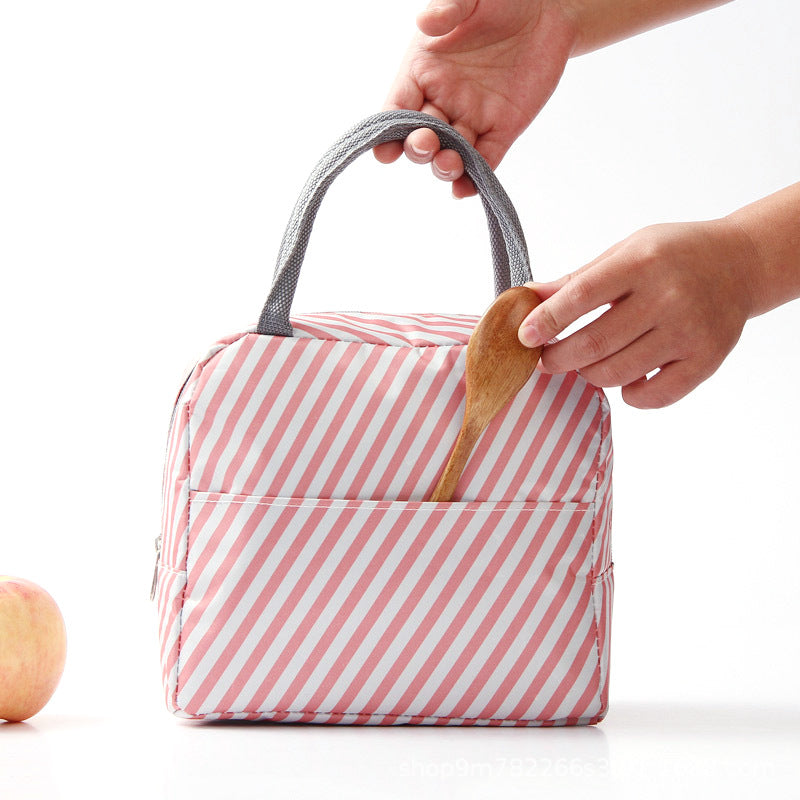 Insulated Flamingo Pattern Lunch Bag Bowlift