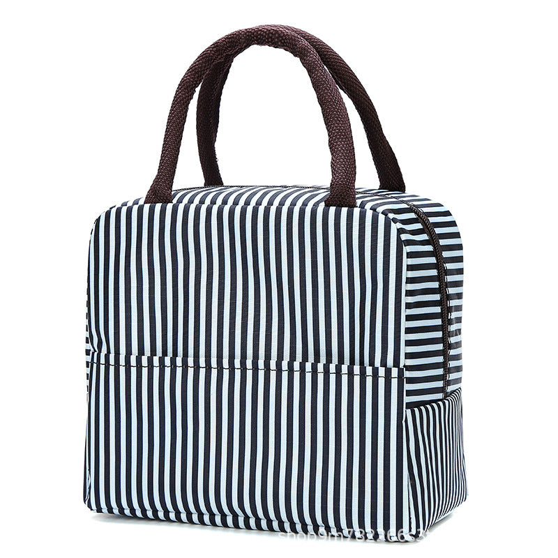 Insulated Flamingo Pattern Lunch Bag Bowlift