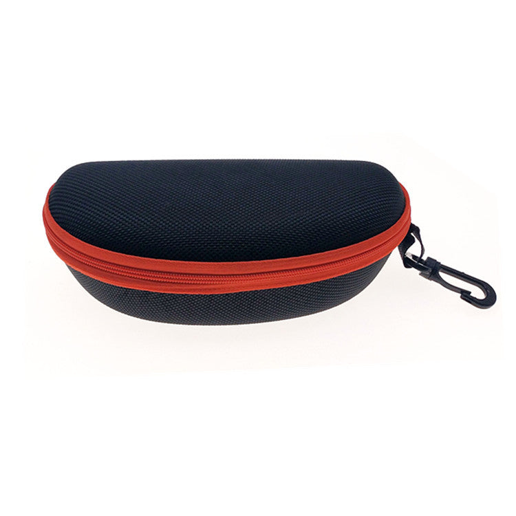 Protective EVA Hard-Shell Sunglasses Case with Zipper and Carabiner Clip Bowlift