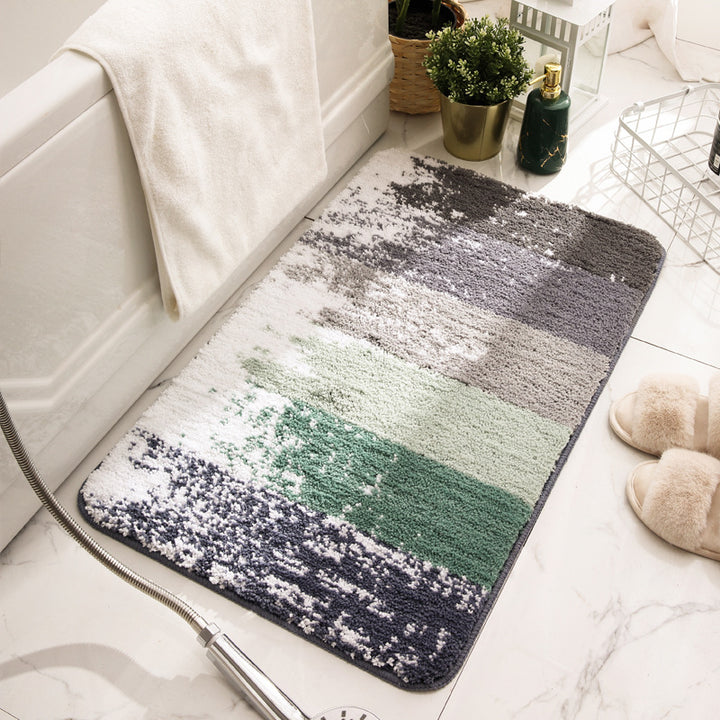 Plush Bathroom Rug Set