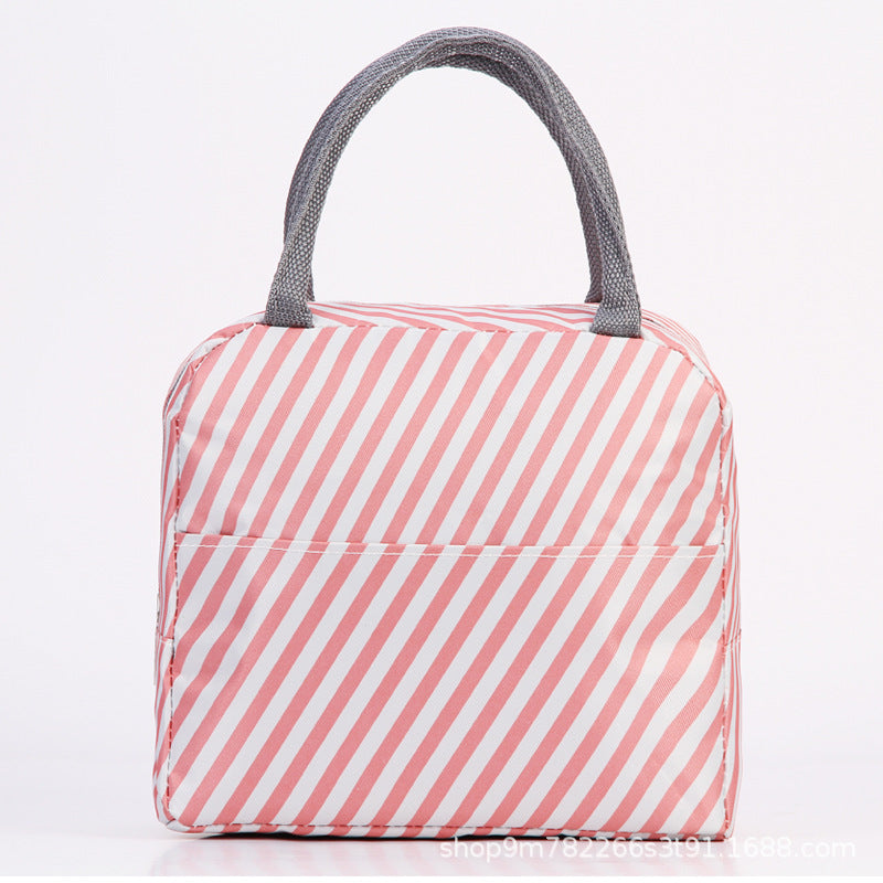 Insulated Flamingo Pattern Lunch Bag Bowlift
