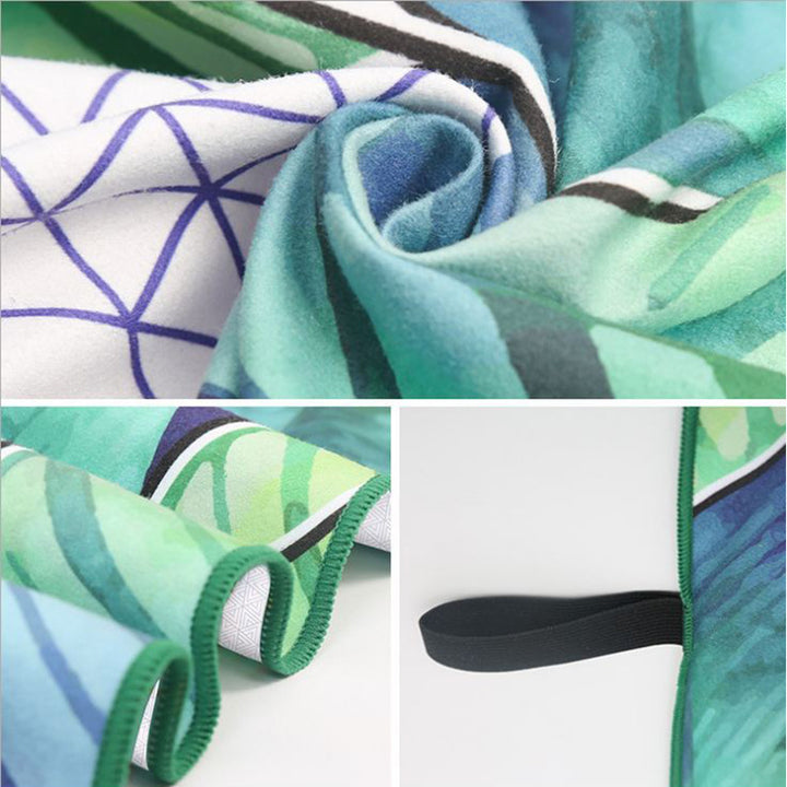 Beach towel with tropical flamingo design Bowlift