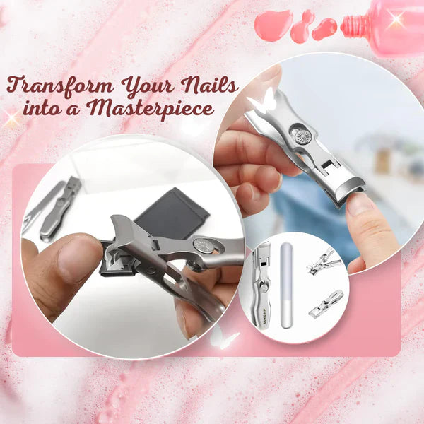 BowLift | Ultra Sharp Nail Cutter - Wide jaw opening for thick nails