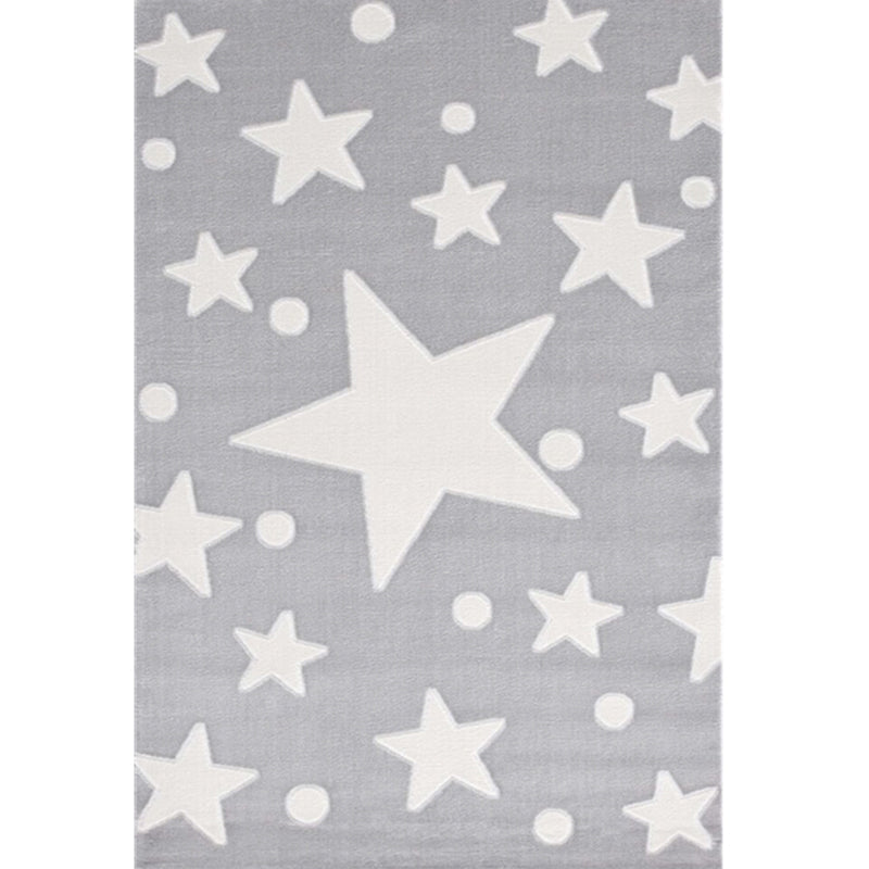 BowLift | Colorful Kids Room Rug Comfort Polka Dot Print Rug Cotton Blend Pet Friendly Washable Rug