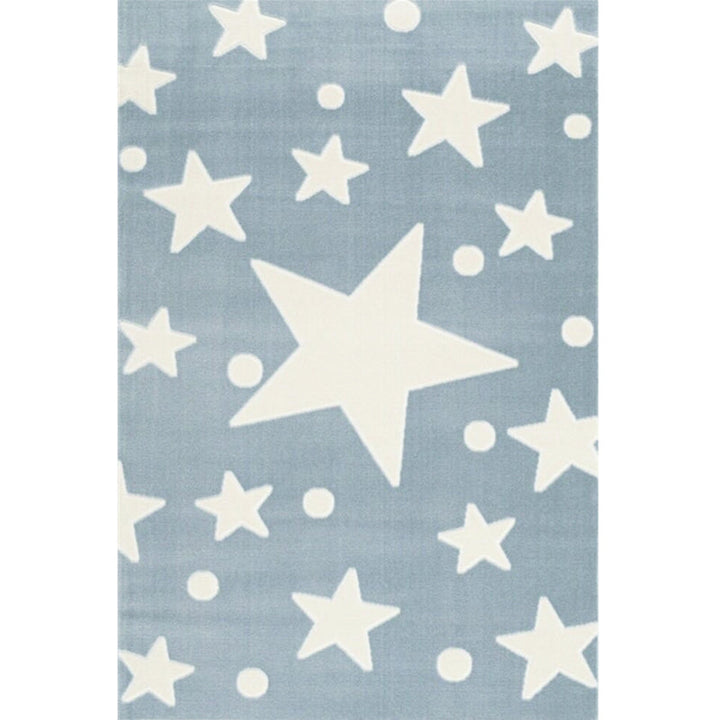 BowLift | Colorful Kids Room Rug Comfort Polka Dot Print Rug Cotton Blend Pet Friendly Washable Rug