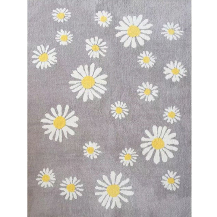 BowLift | Colorful Kids Room Rug Comfort Polka Dot Print Rug Cotton Blend Pet Friendly Washable Rug