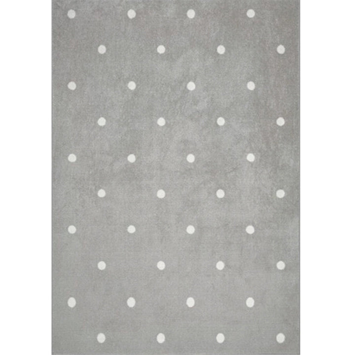 BowLift | Colorful Kids Room Rug Comfort Polka Dot Print Rug Cotton Blend Pet Friendly Washable Rug