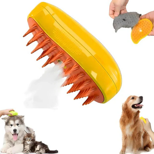 BowLift | Steamy Dog Brush - No More Fur Everywhere