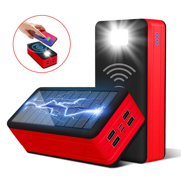 Solar Powerbank with Wireless Charging Function by Bowlift