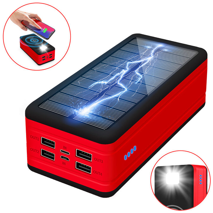 Solar Powerbank with Wireless Charging Function by Bowlift