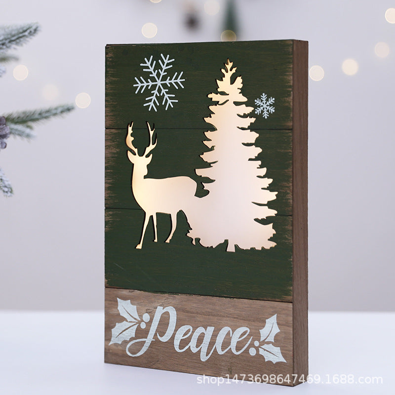 Decorative Wooden Holiday Sign