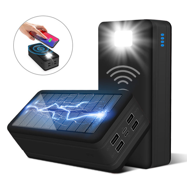 Solar Powerbank with Wireless Charging Function by Bowlift