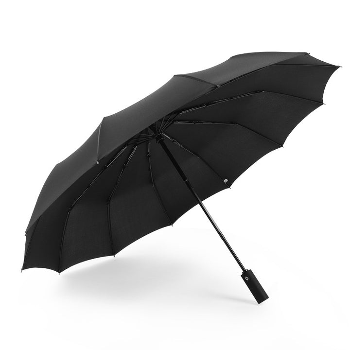 Ladies Automatic Double Umbrella with UV Protection and Compact Design Bowlift