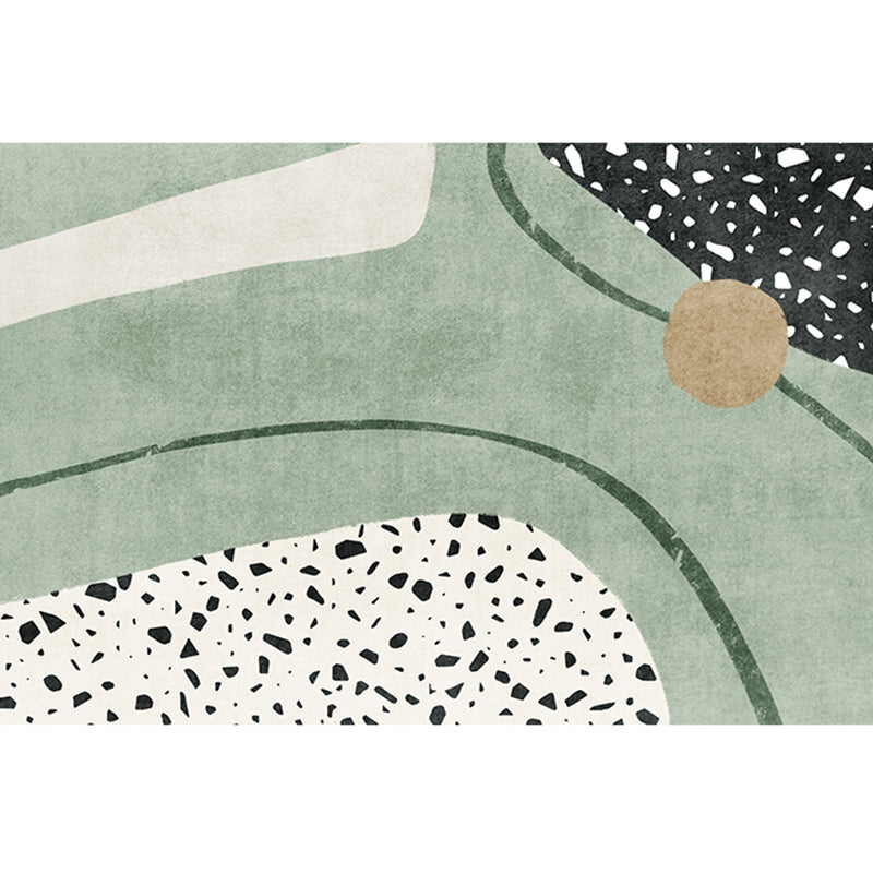 BowLift | Western Home Rug Multicolored Abstract Pattern Rug Synthetic Non-Slip Washable Rug