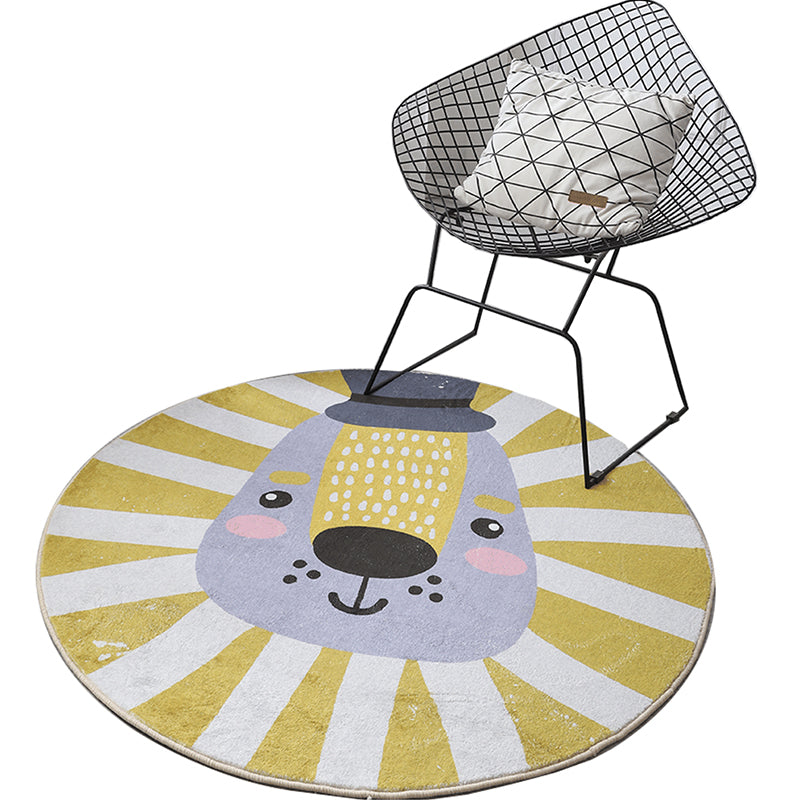 BowLift | Simple Decoration Mat Multicolored Cartoon Rug Polyester Pet-Friendly Non-Slip Back Mat
