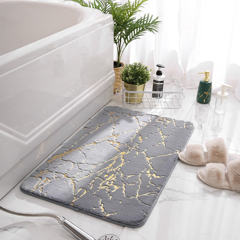 Luxurious Velvet Bath Mat Bowlift