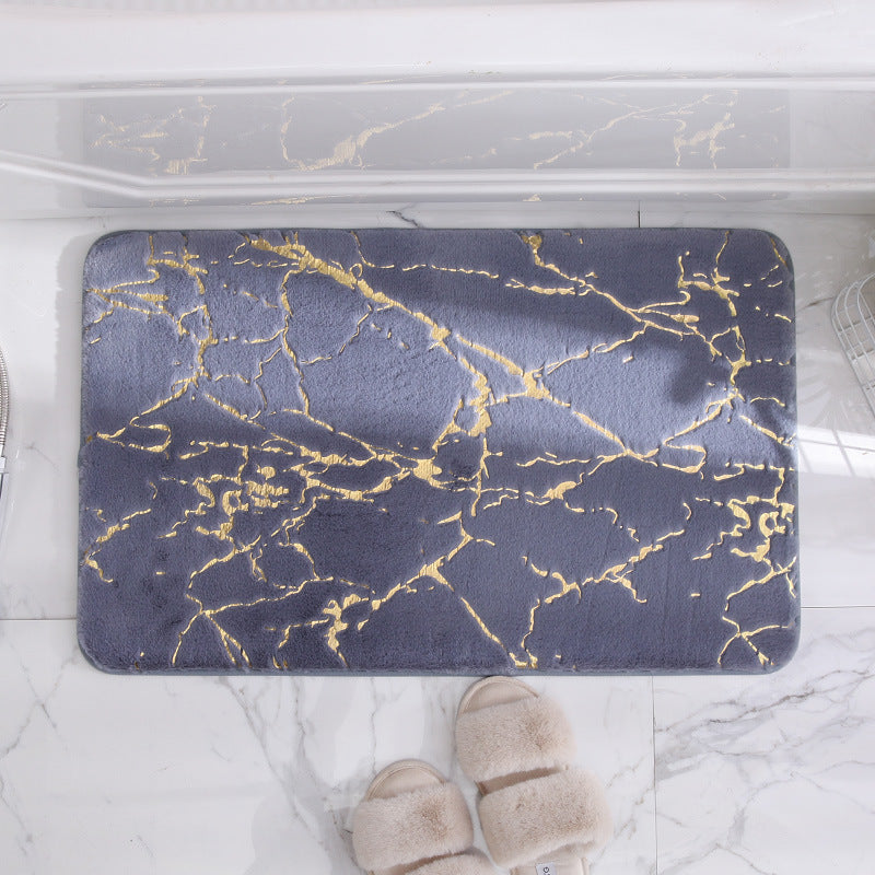Luxurious Velvet Bath Mat Bowlift