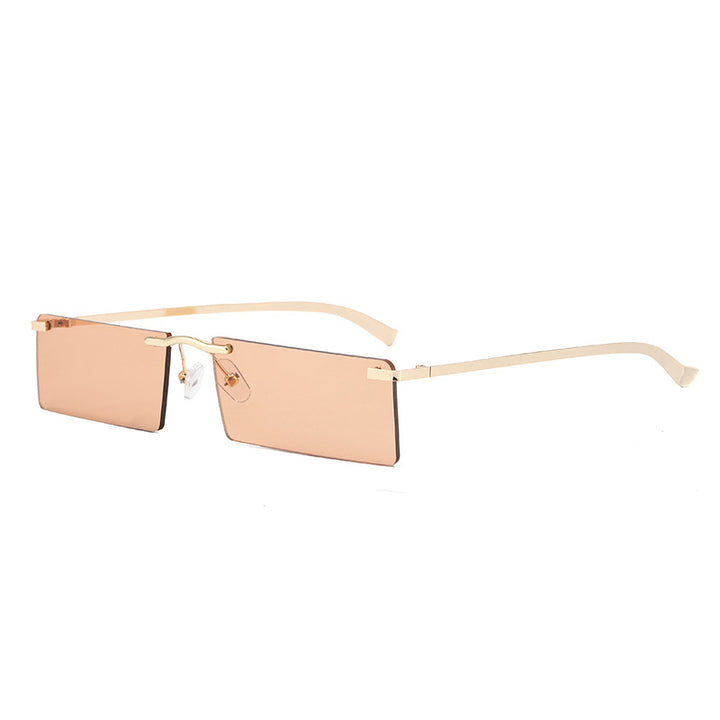 Women's fashionable sunglasses with a narrow, rectangular frame Bowlift